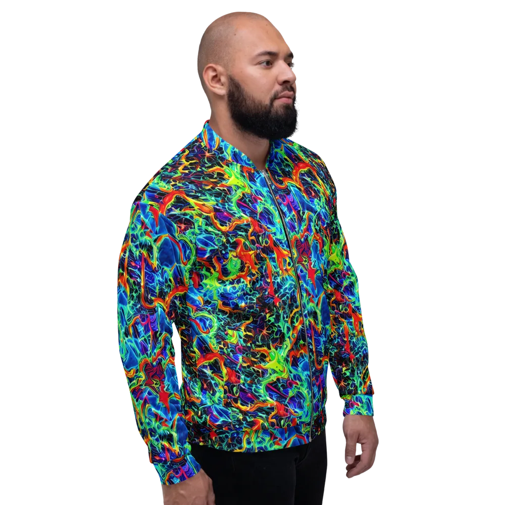 Prismfire on Bomber Jacket — Right