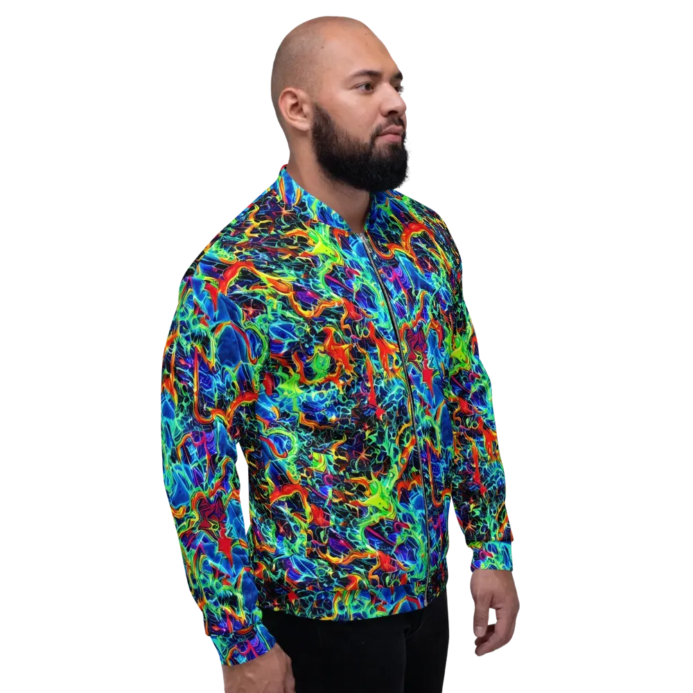 Prismfire on Bomber Jacket — Right