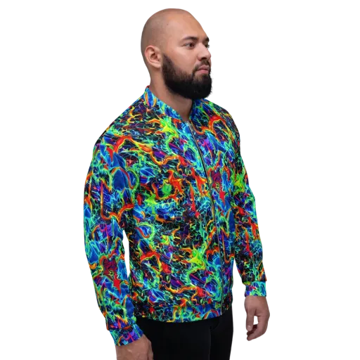 Prismfire on a Bomber Jacket