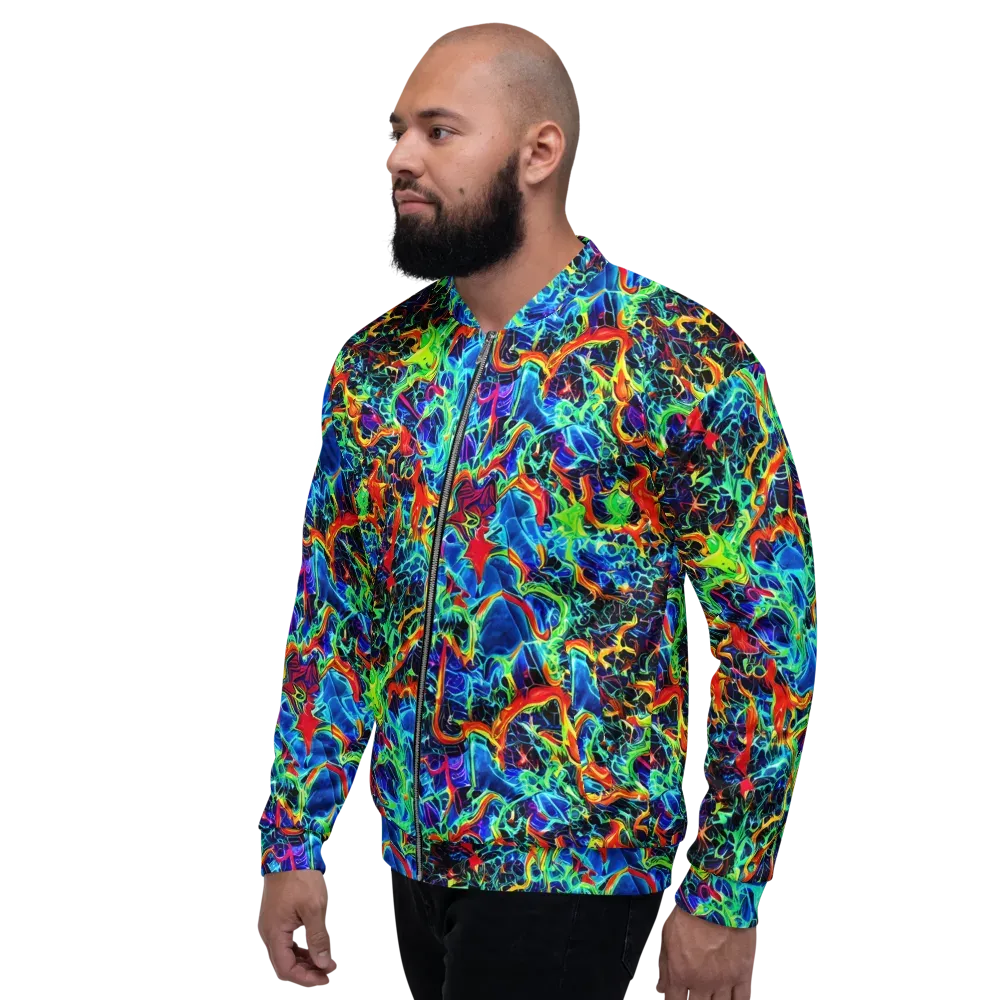 Prismfire on Bomber Jacket — Left