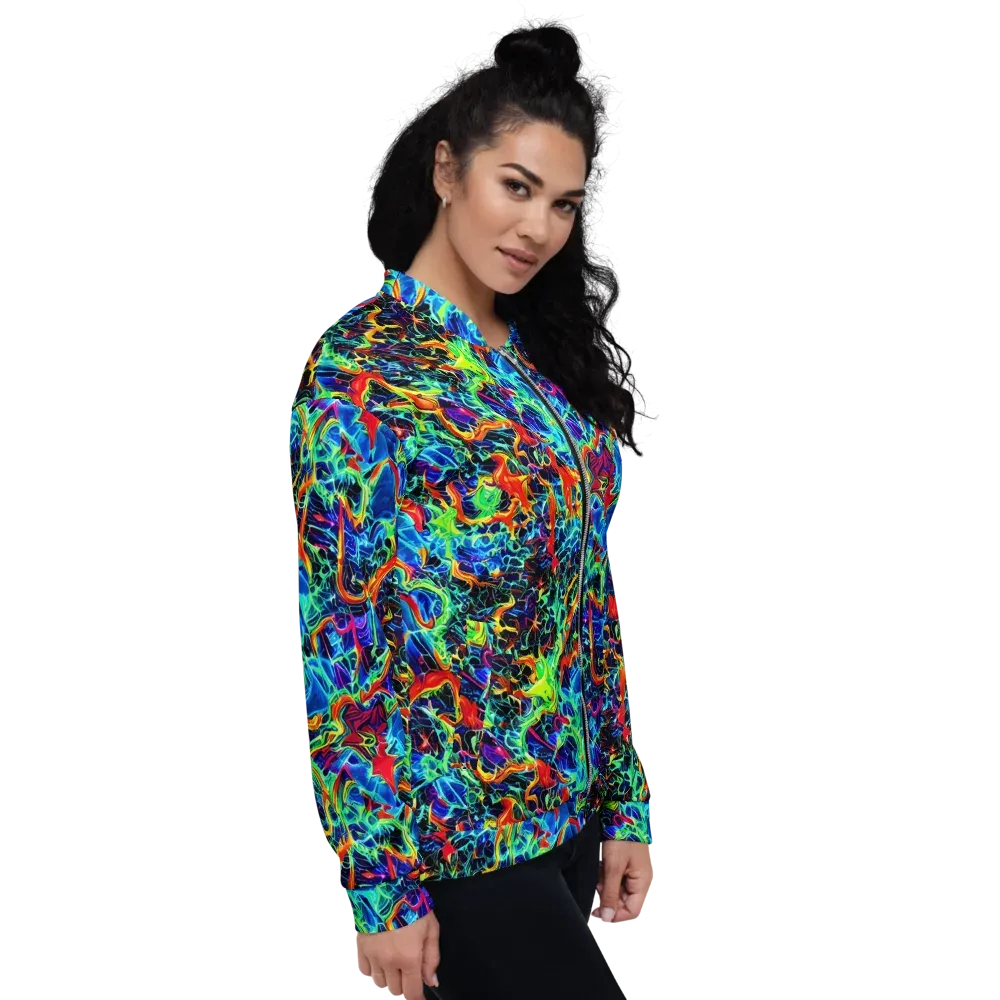 Prismfire on Bomber Jacket — Right