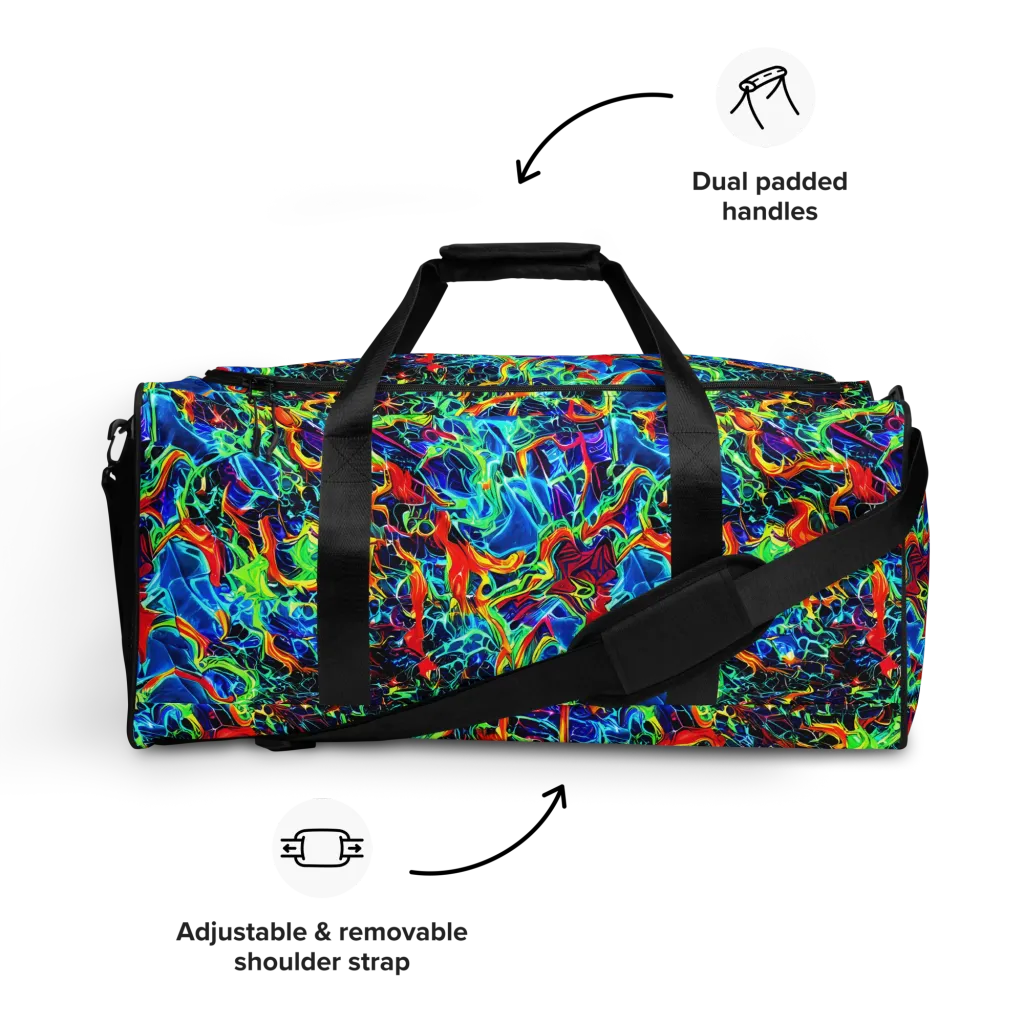 Prismfire on Duffle Bag — Front