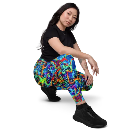 Prismfire on a Leggings with Pockets