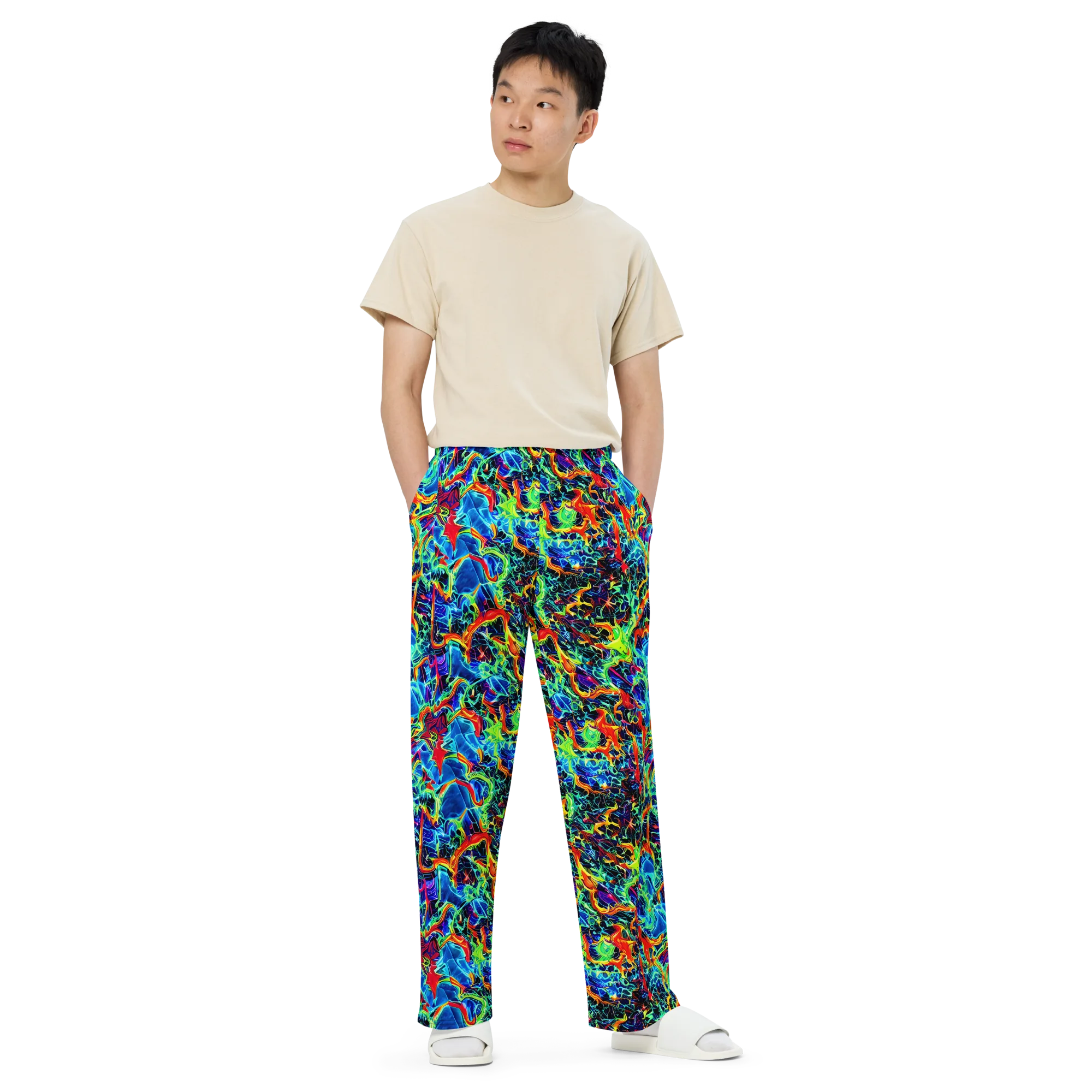 Prismfire on Wide-Leg Pants — Front