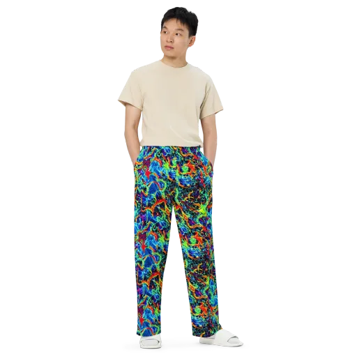 Prismfire on a Wide-Leg Pants