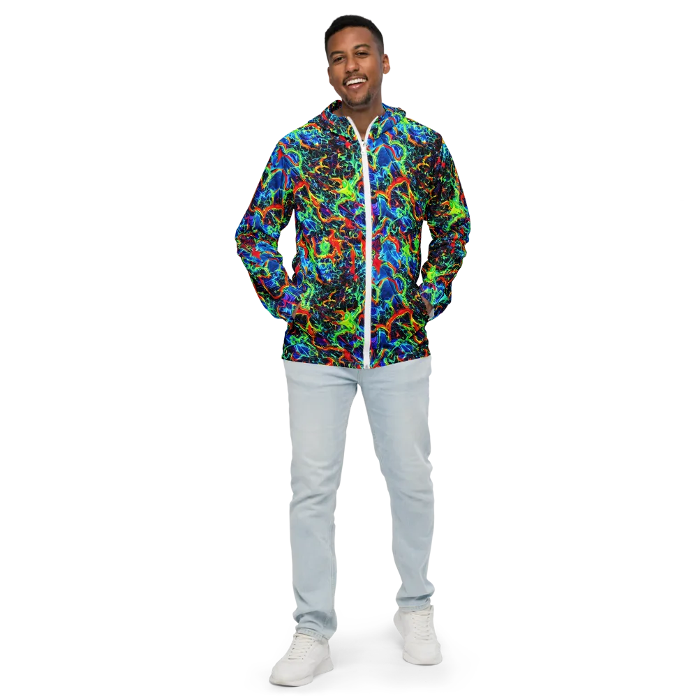 Prismfire on Men's Windbreaker — Front