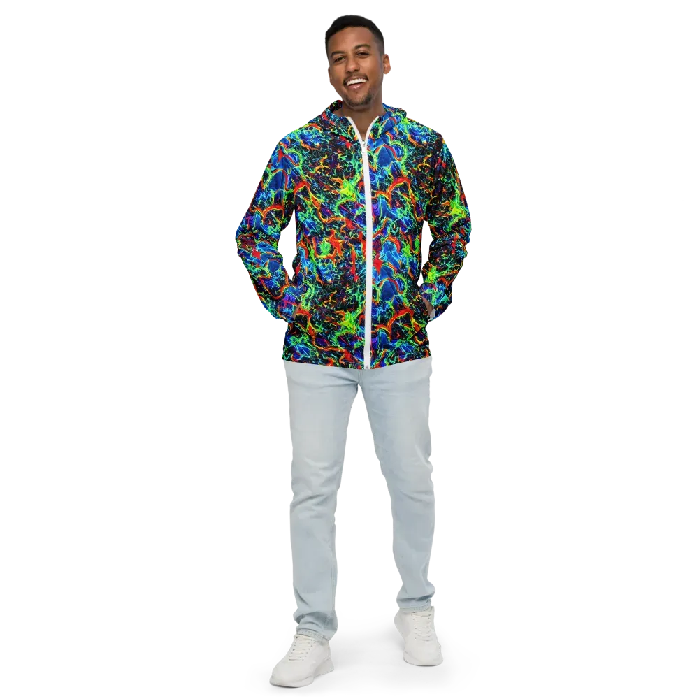 Prismfire on Men's Windbreaker — Front