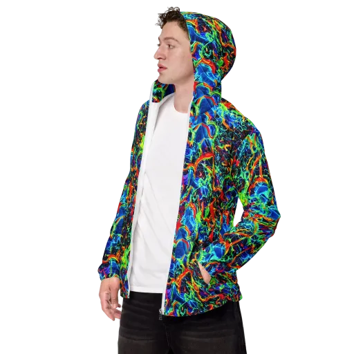 Prismfire on a Men's Windbreaker