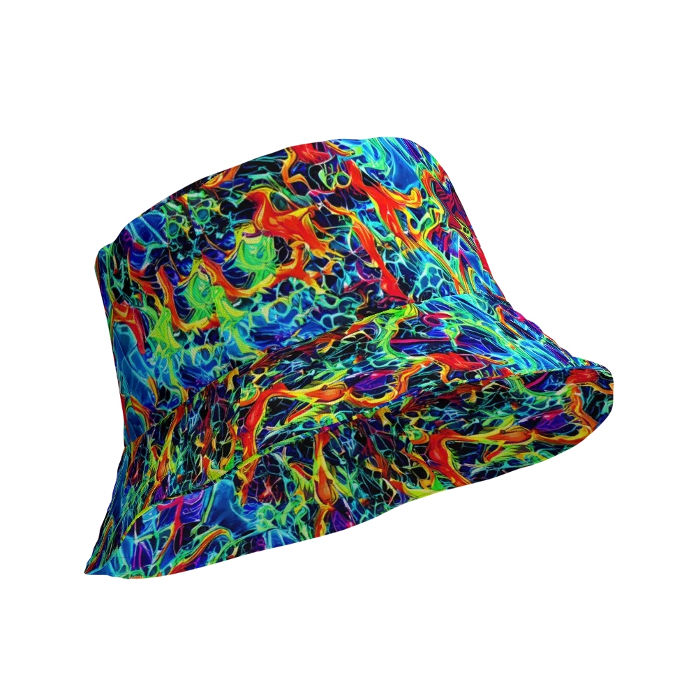 Prismfire on Reversible Bucket Hat — Product details Outside