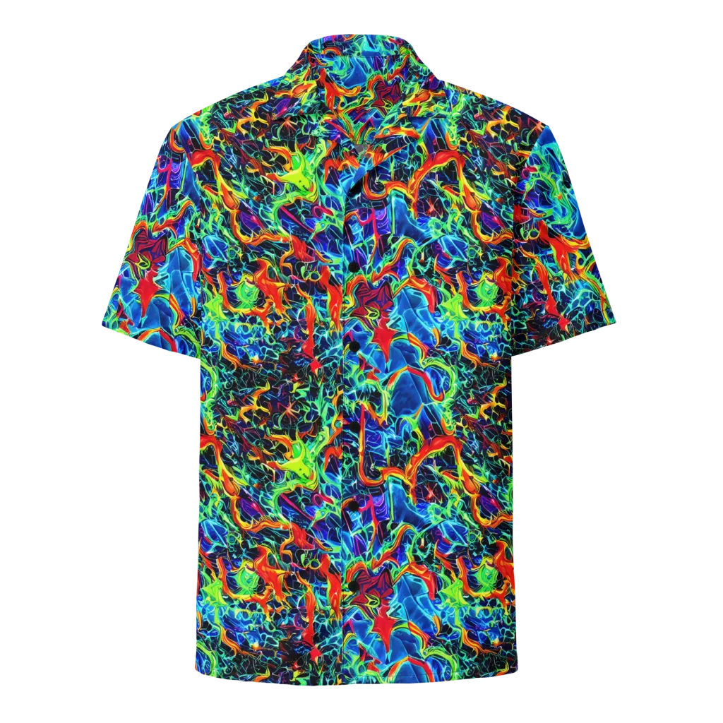 Prismfire on Button Shirt — Front