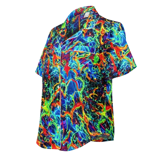 Prismfire on a Women's Short Sleeve Pajama Top