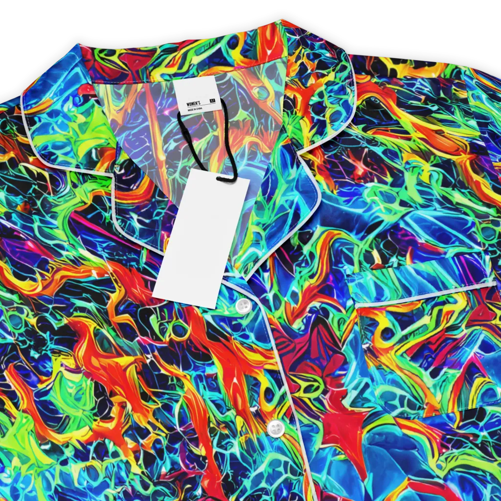 Prismfire on Women's Short Sleeve Pajama Top — Product details