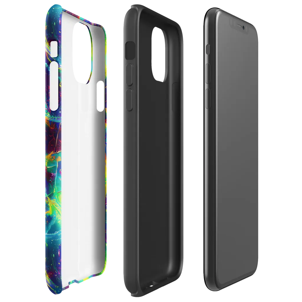 The Neon Paradox on Tough Case for iPhone® — Right
