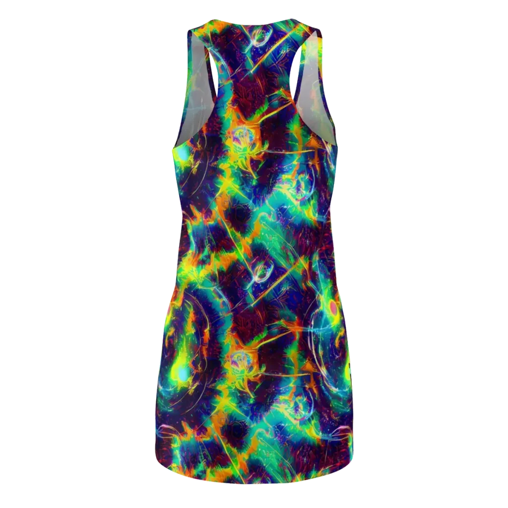 The Neon Paradox on Racerback Dress — Back
