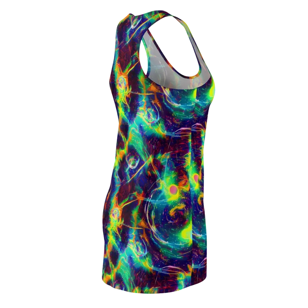 The Neon Paradox on Racerback Dress — Back Side
