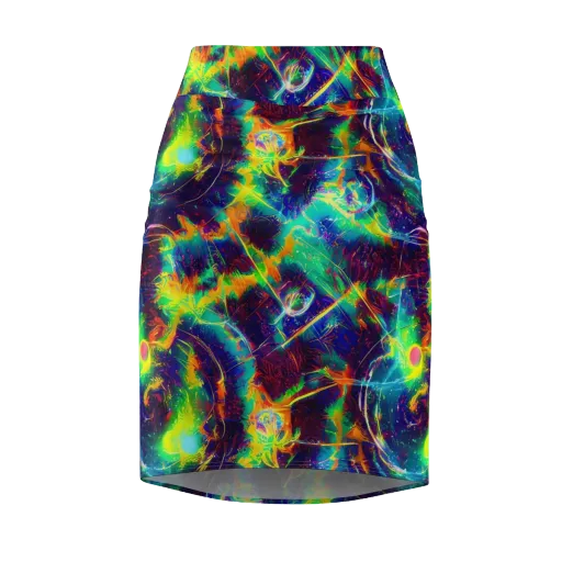 The Neon Paradox on a Pencil Skirt