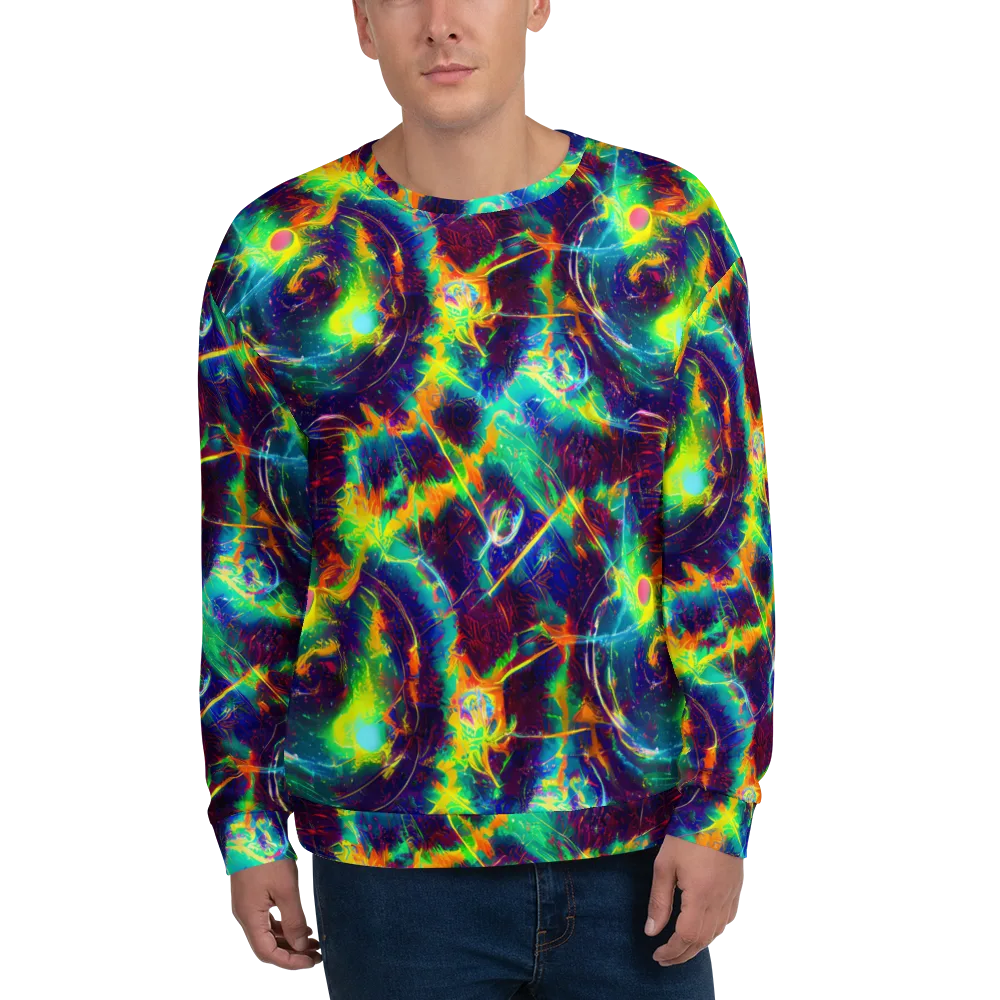 The Neon Paradox on Sweatshirt — Front