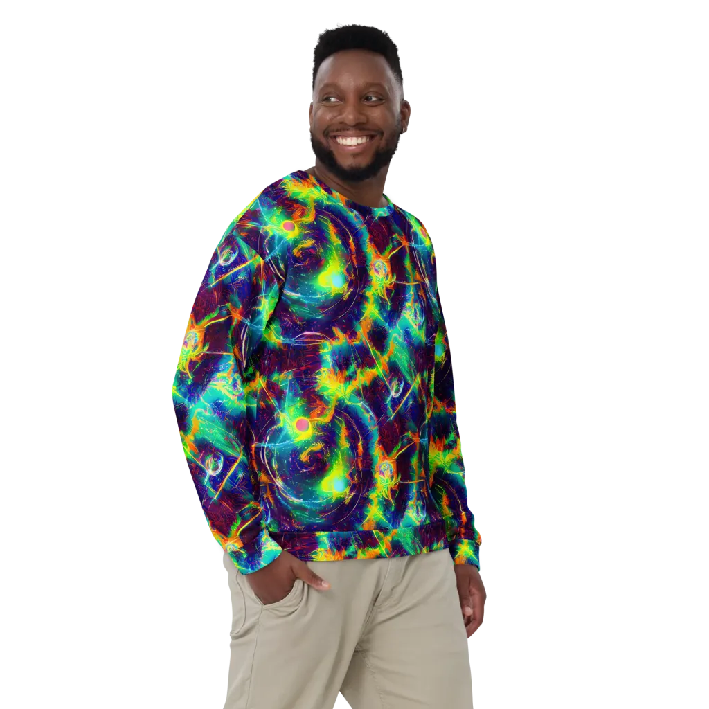 The Neon Paradox on Sweatshirt — Front
