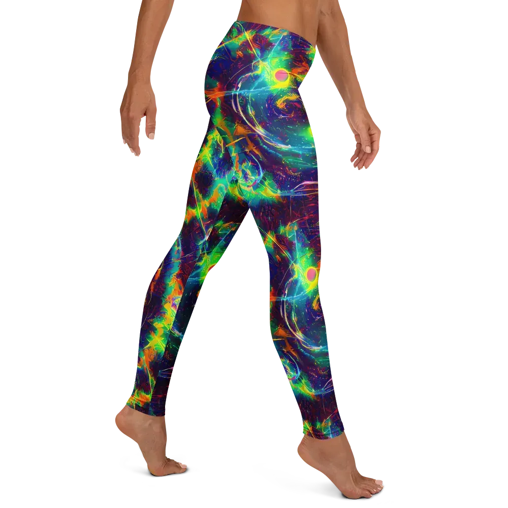 The Neon Paradox on Leggings — Right