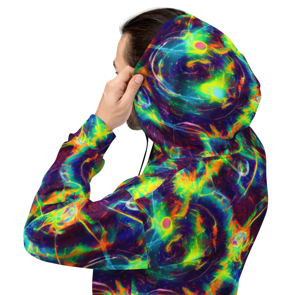 The Neon Paradox on Hoodie — Back