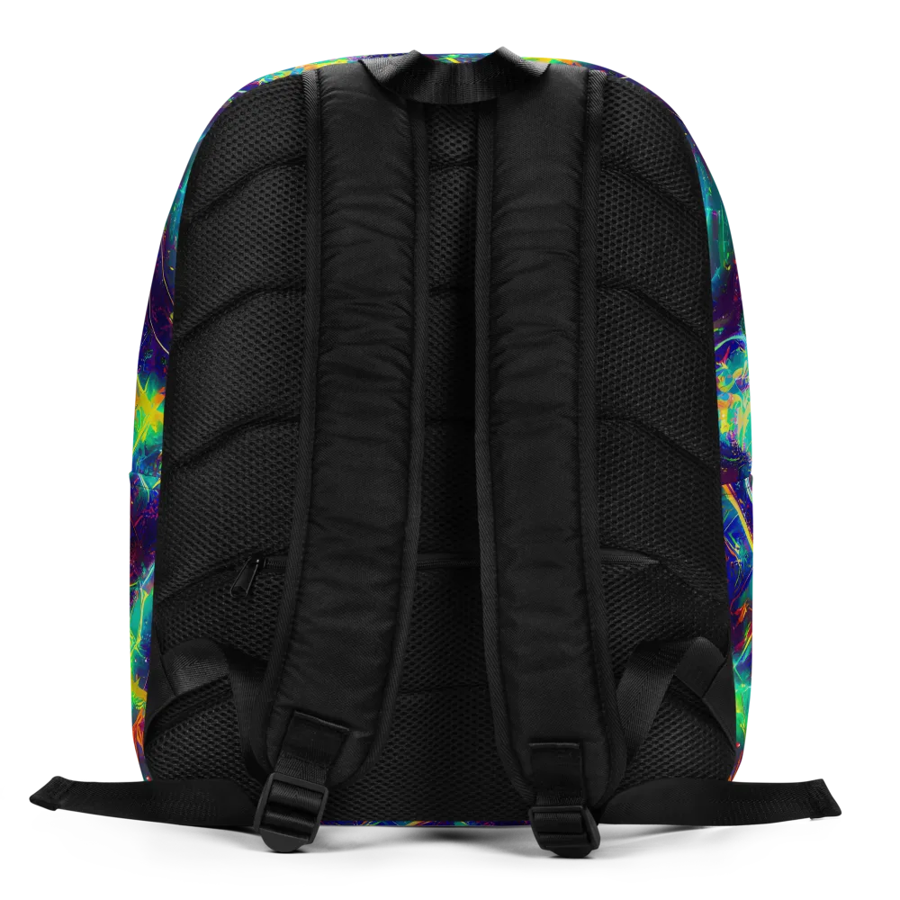 The Neon Paradox on Minimalist Backpack — Back