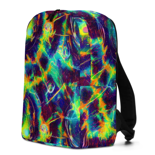 The Neon Paradox on a Minimalist Backpack