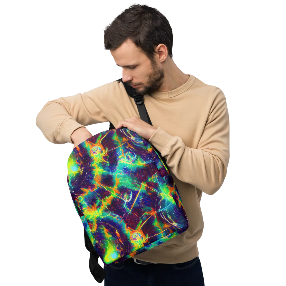 The Neon Paradox on Minimalist Backpack — Front