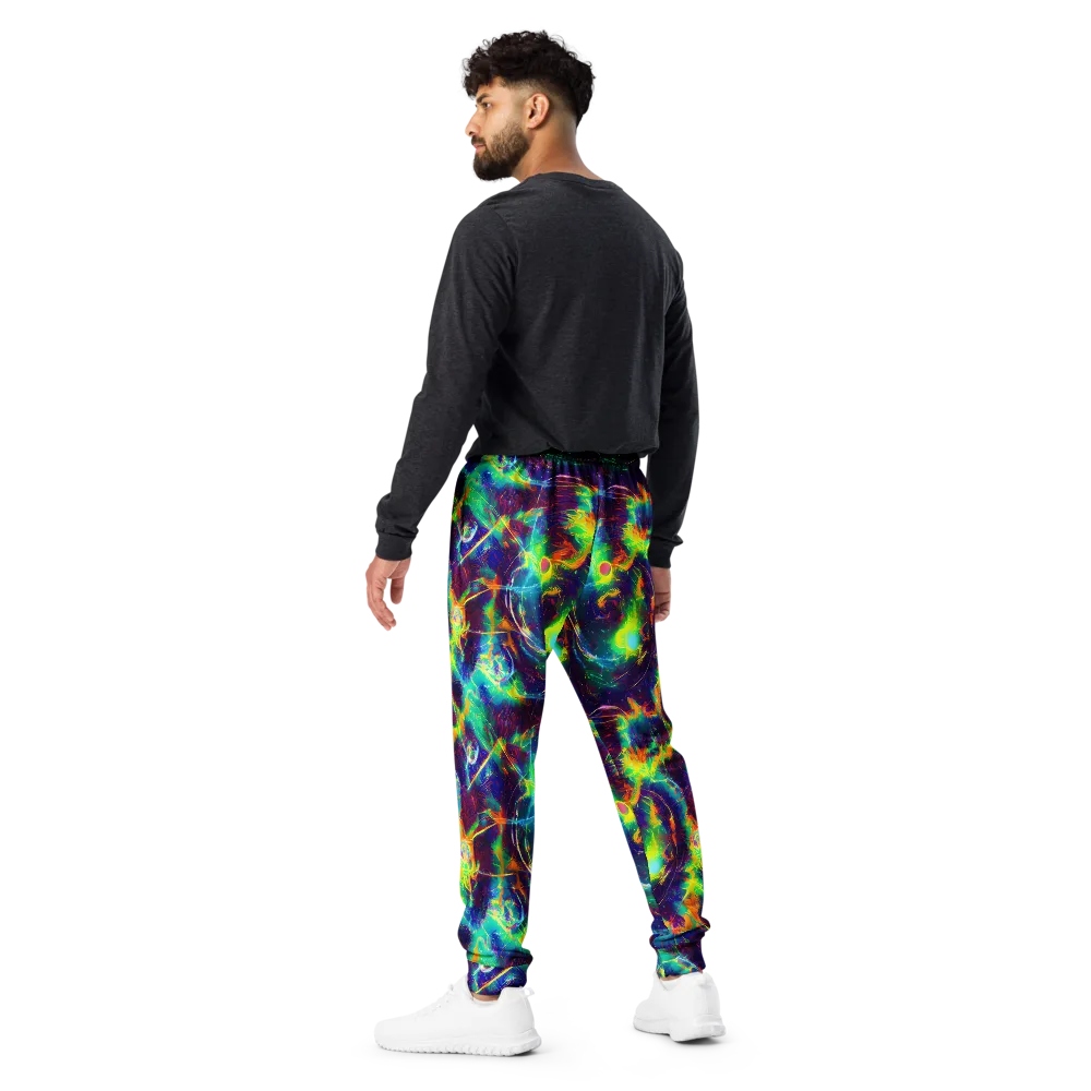The Neon Paradox on Men's Joggers — Back