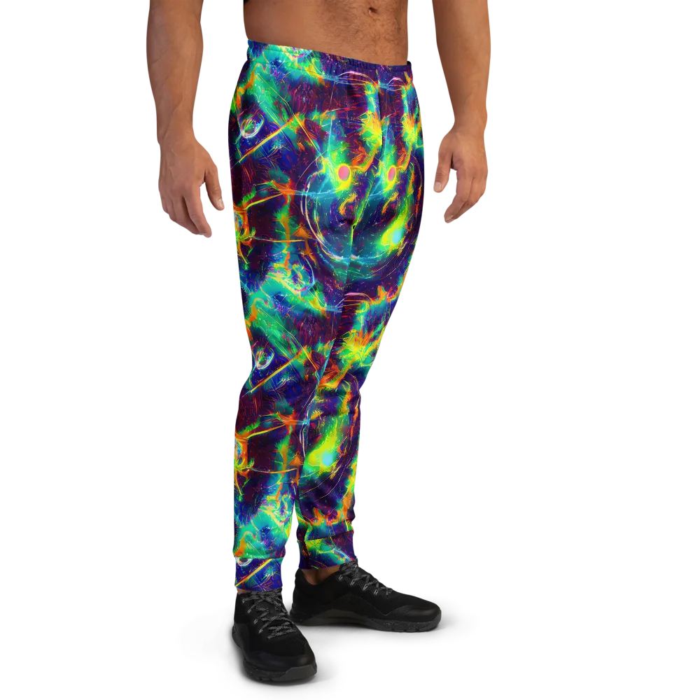 The Neon Paradox on Men's Joggers — Right