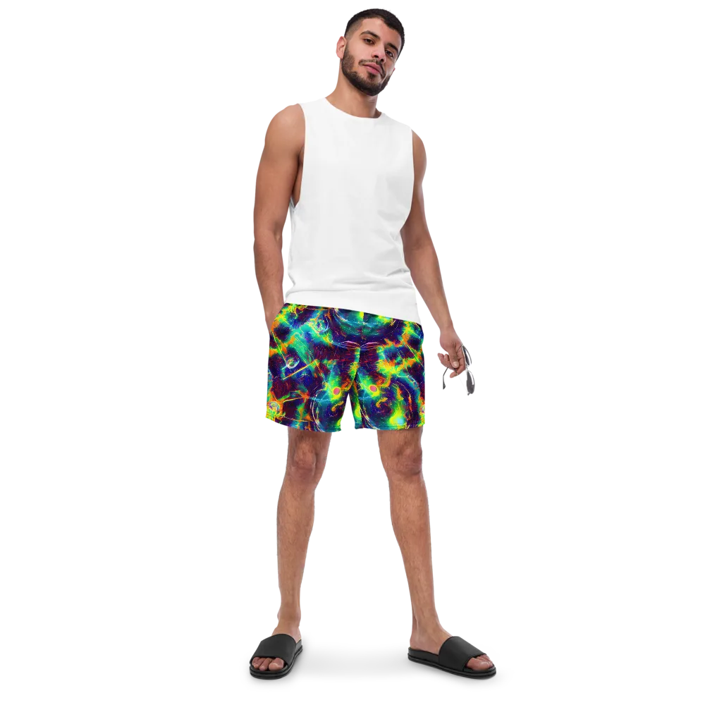 The Neon Paradox on Swim Trunks — Front
