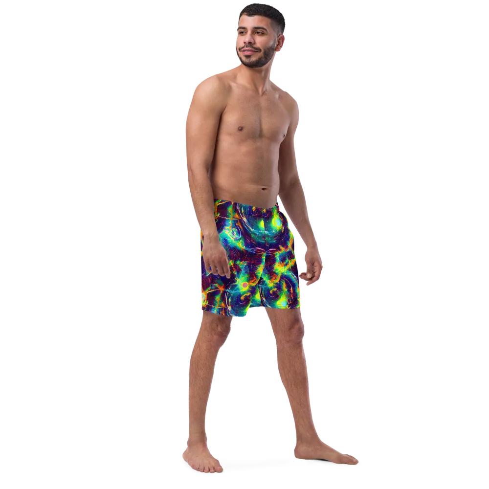 The Neon Paradox on Swim Trunks — Right Front