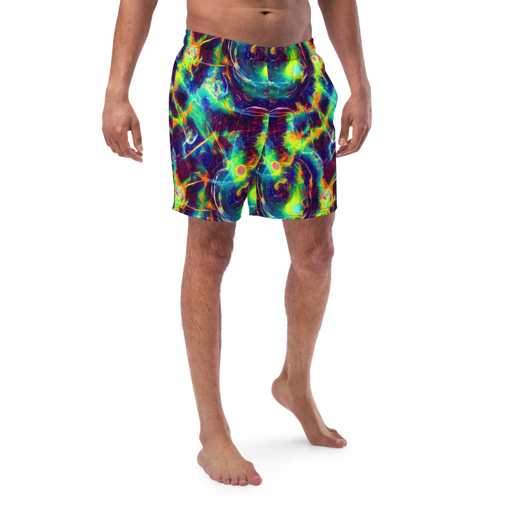 The Neon Paradox on Swim Trunks — Front