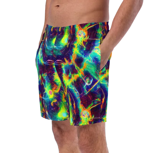 The Neon Paradox on a Swim Trunks