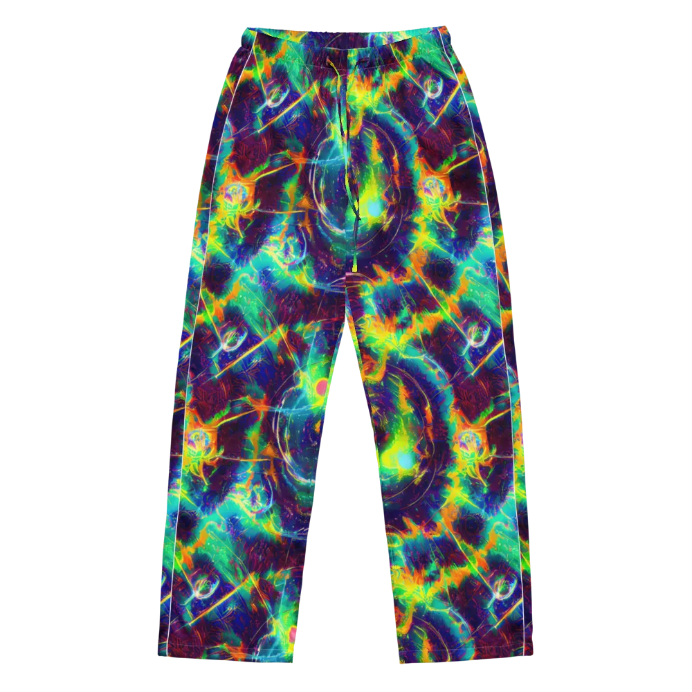 The Neon Paradox on Women's Pajama Pants — Front