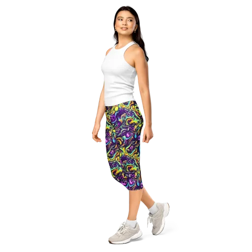 Violet Riverstone on a Capri Leggings