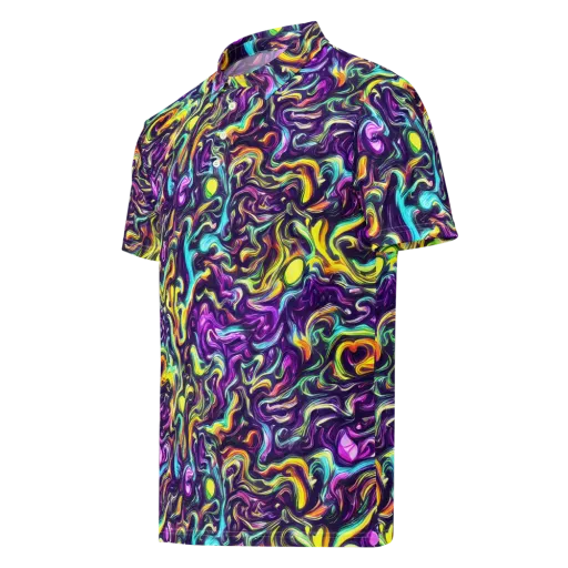Violet Riverstone on a Men's Slim Fit Polo Shirt