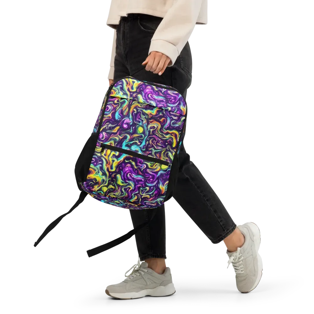 Violet Riverstone on Utility Backpack — Front