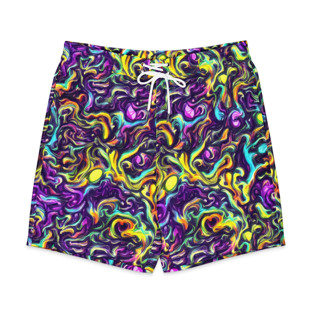 Violet Riverstone on Men's Board Shorts — Front