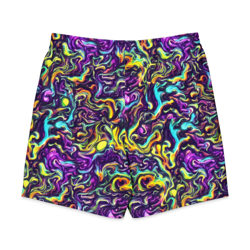 Violet Riverstone on Men's Board Shorts — Back