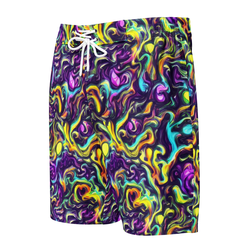 Violet Riverstone on Men's Board Shorts — Front