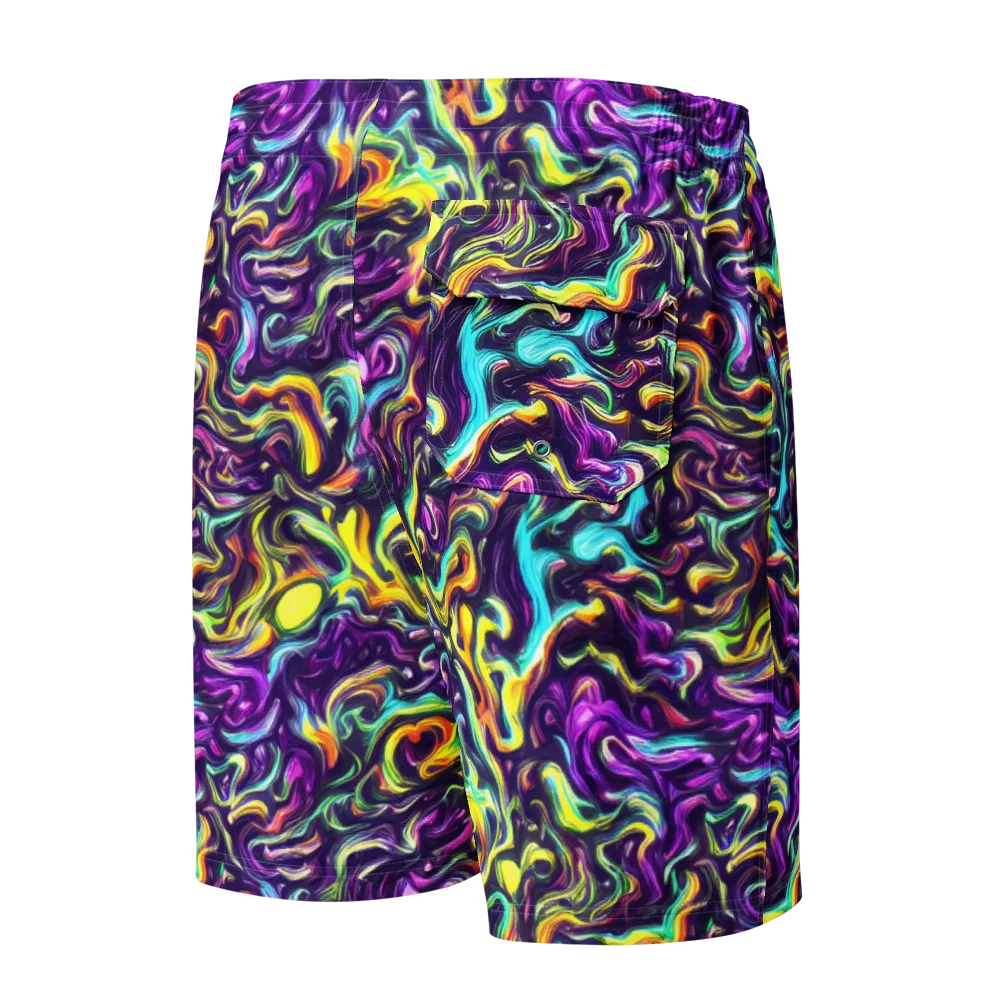 Violet Riverstone on Men's Board Shorts — Back