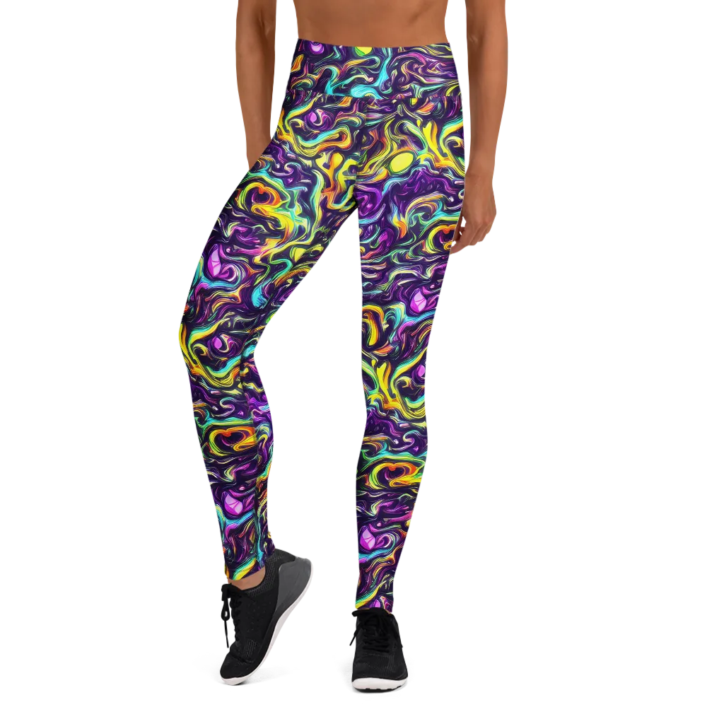 Violet Riverstone on Yoga Leggings — Front