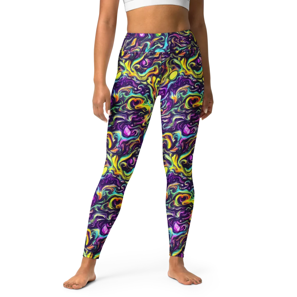 Violet Riverstone on Yoga Leggings — Front
