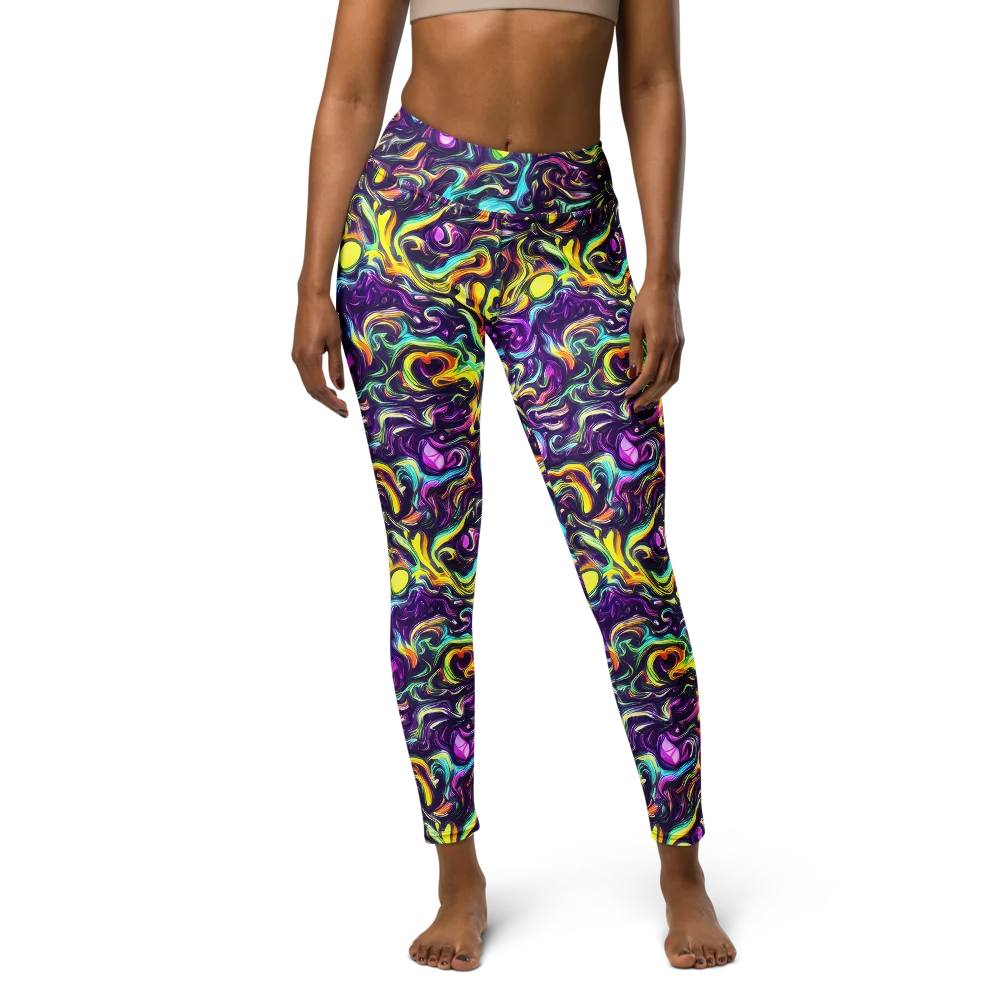 Violet Riverstone on Yoga Leggings — Front