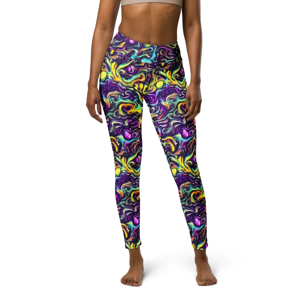Violet Riverstone on Yoga Leggings — Front