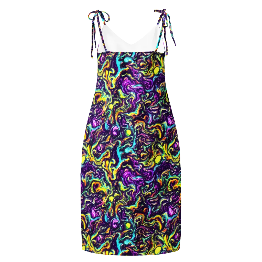 Violet Riverstone on Slip Dress — Back