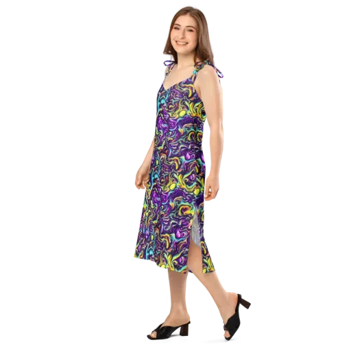 Violet Riverstone on a Slip Dress
