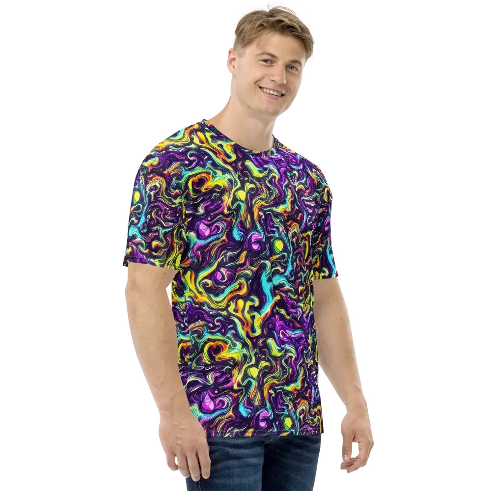Violet Riverstone on Men's Crew Neck T-Shirt — Right