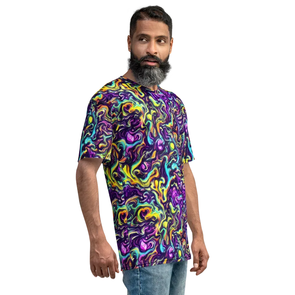 Violet Riverstone on Men's Crew Neck T-Shirt — Right