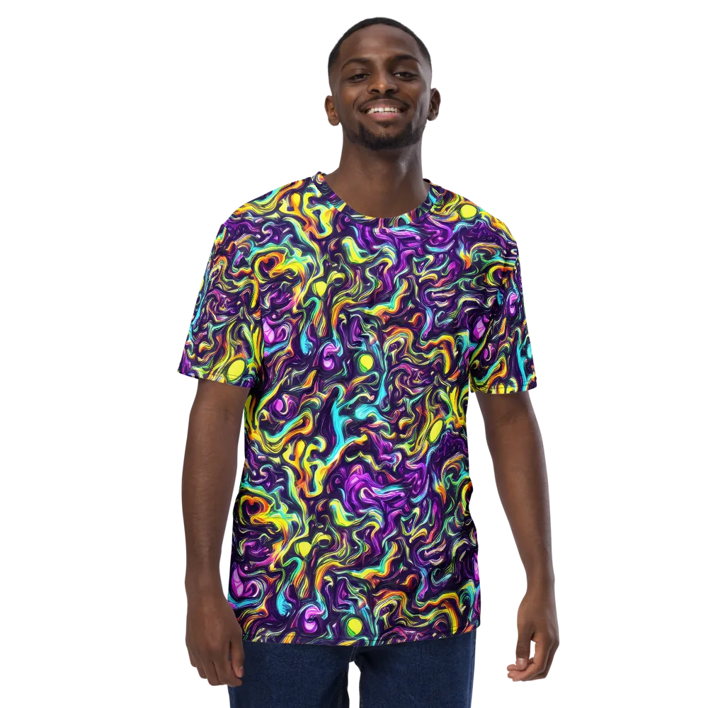 Violet Riverstone on Men's Crew Neck T-Shirt — Front